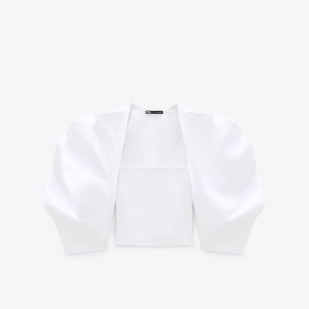 Zara ballon sleeve top